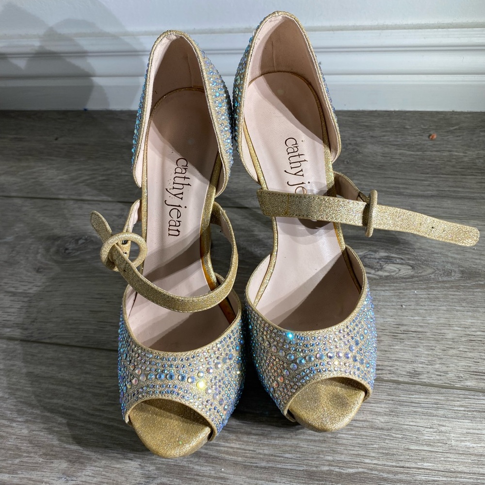 Cathy Jean glistening heels